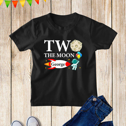 Two The Moon Birthday T Shirt