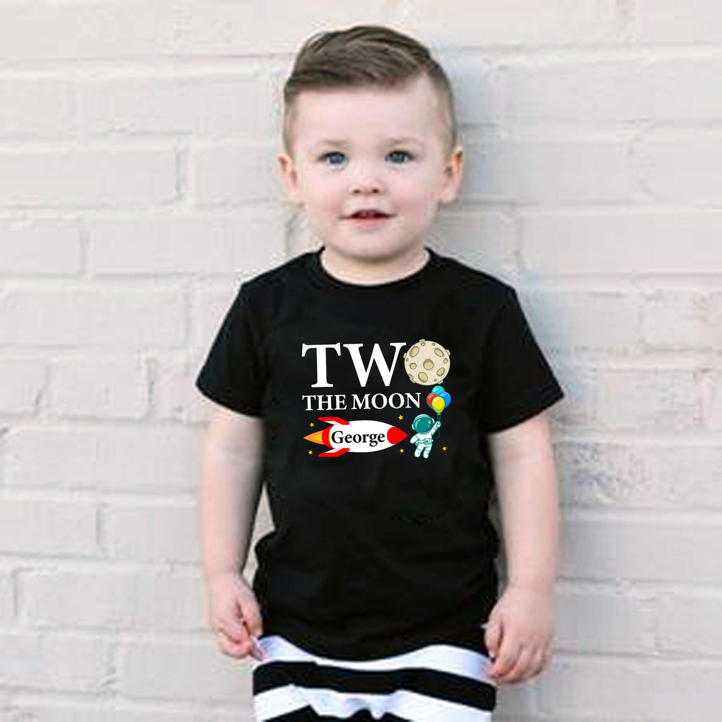 Two The Moon Birthday T Shirt