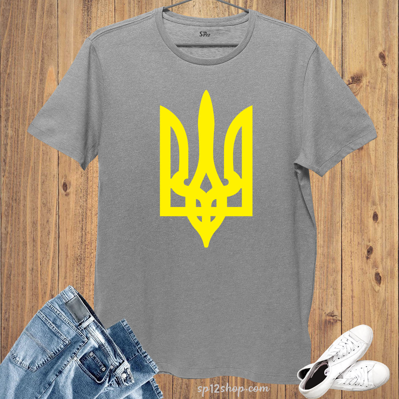 Ukraine Logo T Shirt We Support Ukraine We Stand For Ukraine Gift Tees