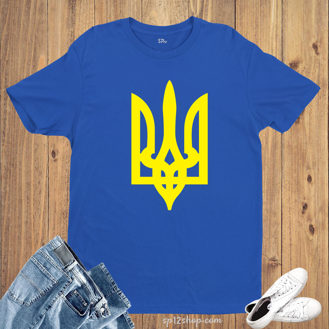 Ukraine Logo T Shirt We Support Ukraine We Stand For Ukraine Gift Tees