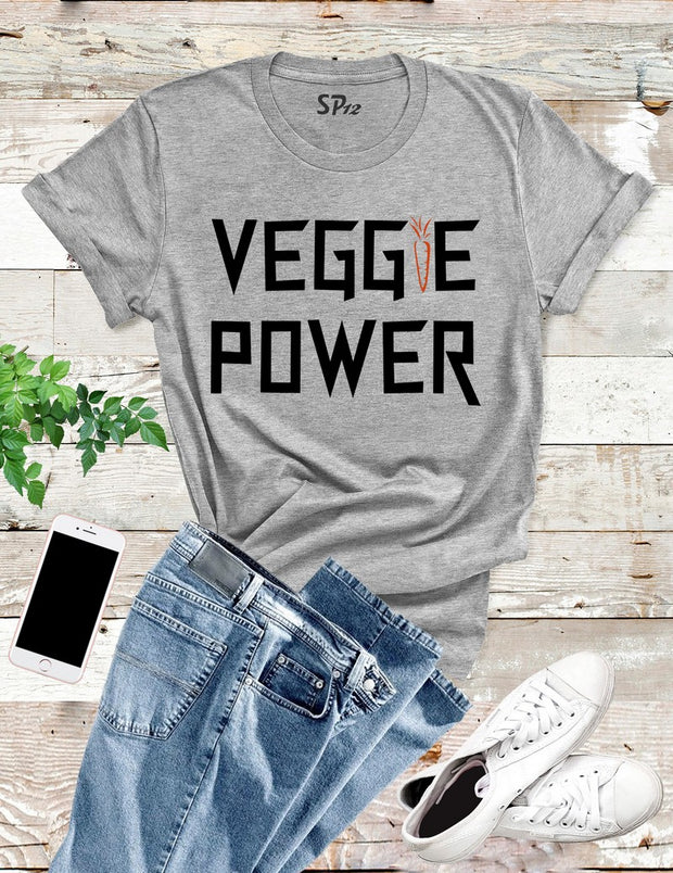 Veggie Power Vegan  T Shirt
