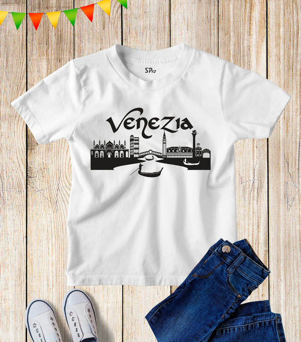 Kids Venezia Italy Venice Tourist Souvenir T Shirt