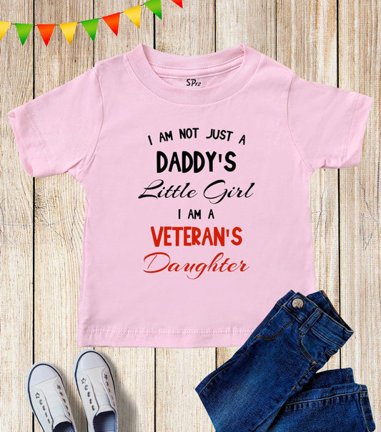 Veterans Daughter Kids T Shirt