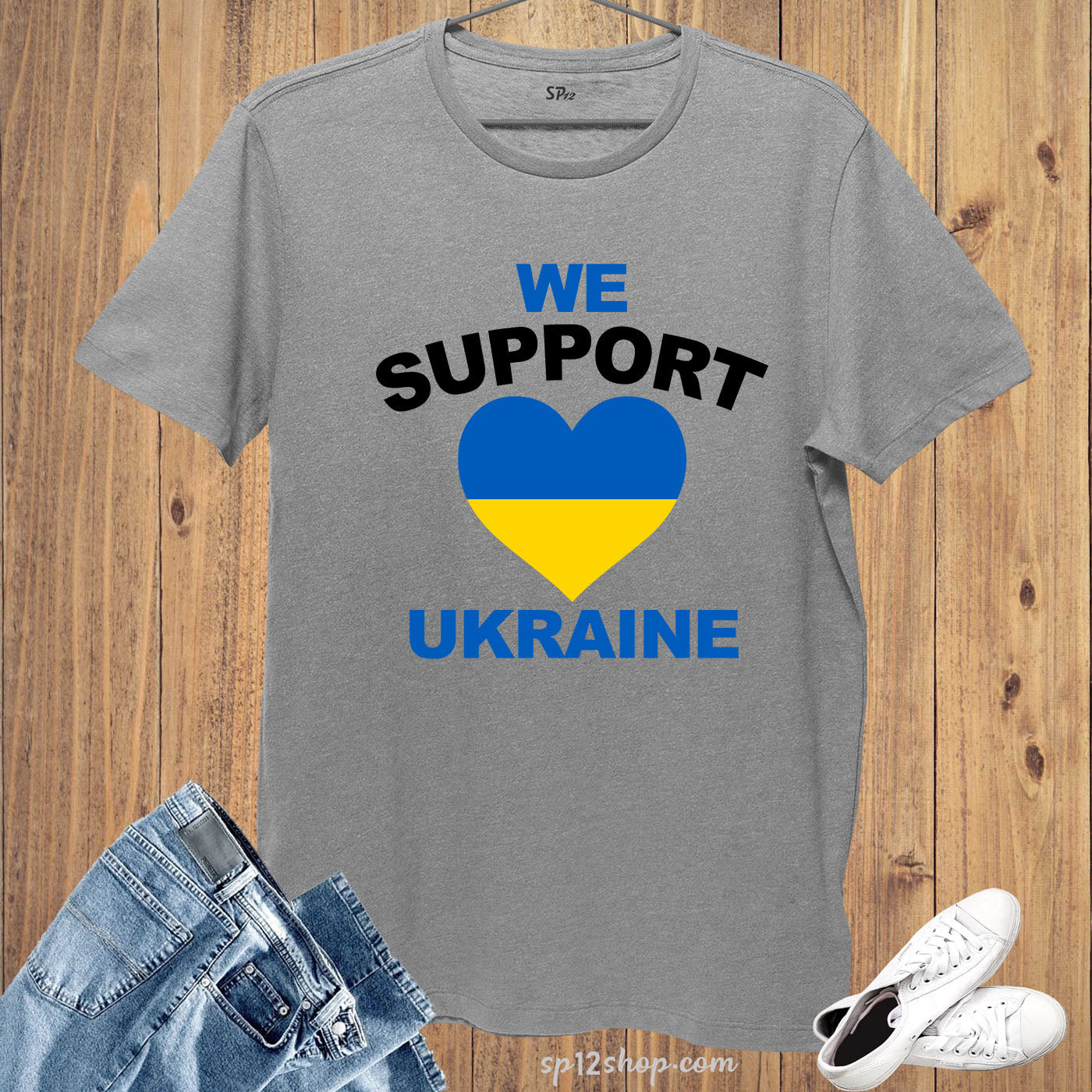 We Support Ukraine T Shirt We Stand With Ukraine Gift Tees