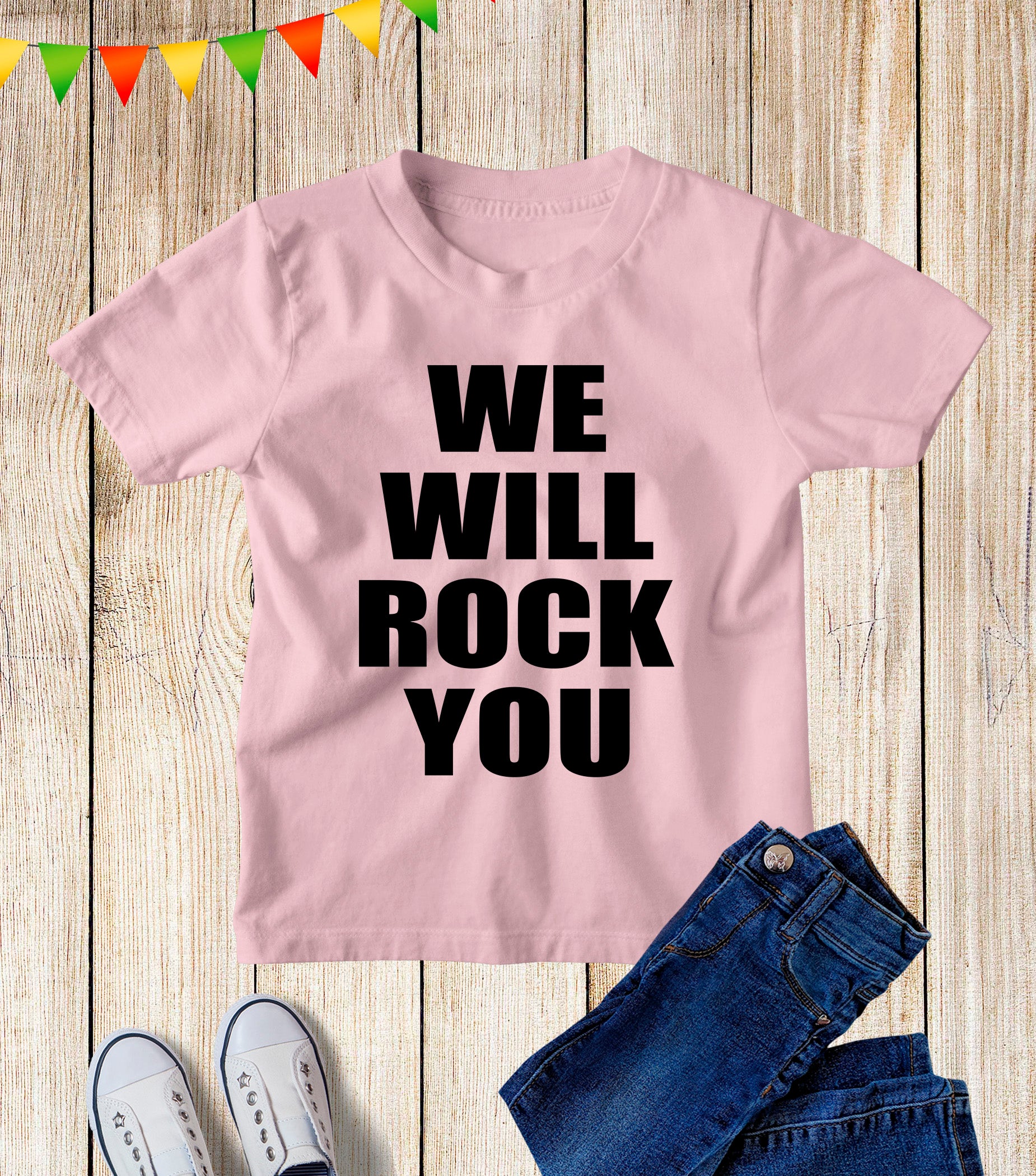 We Will Rock You Kids T Shirt
