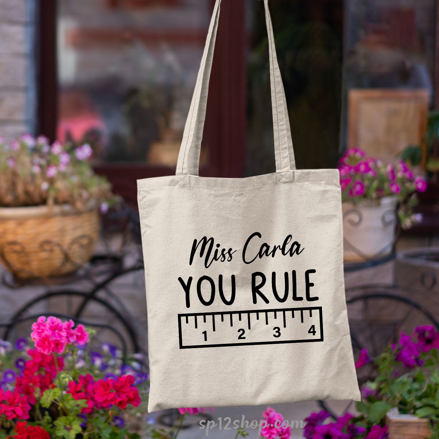 You Rule Personalised Teacher Tote Bag