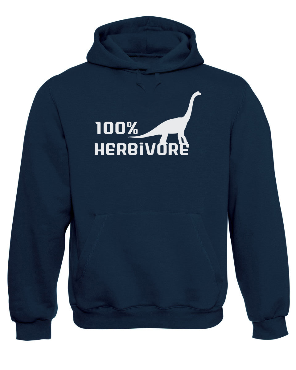 100% Herbivore T-Rex Vegan Hooded Sweatshirt